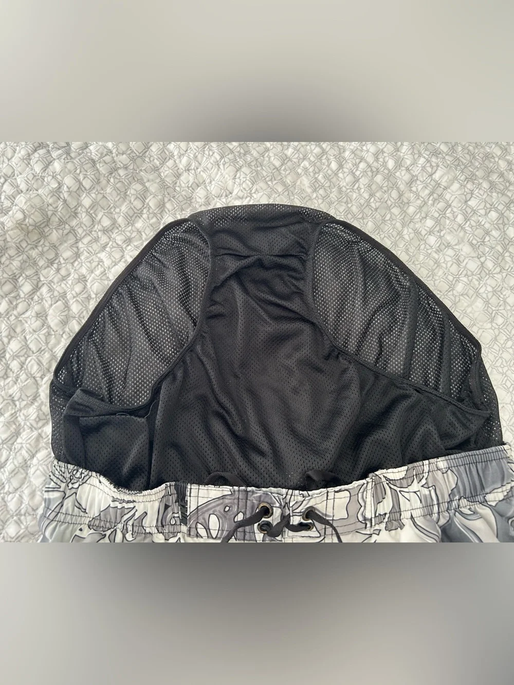 Nike Men’s Black and Gray Swim Trunks